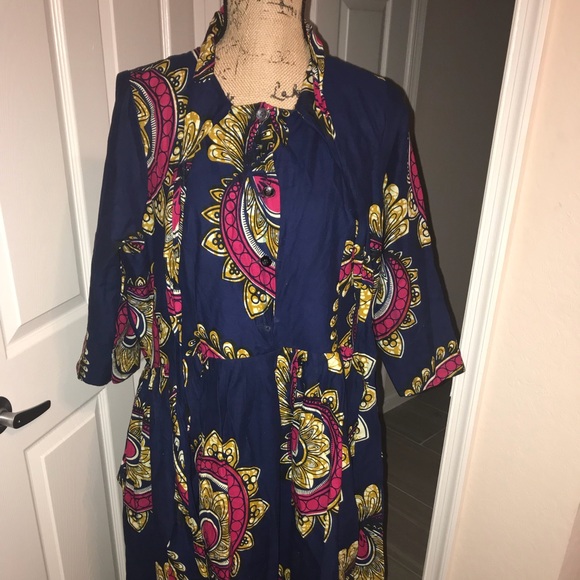 Grass Fields Dresses & Skirts - Grass Fields African Print Dress